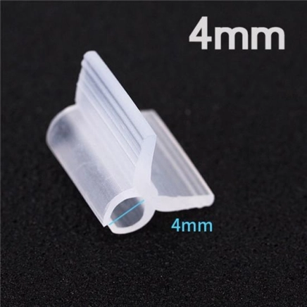 Roubovací klipy 4 mm – plastové fixační spony - 50 ks